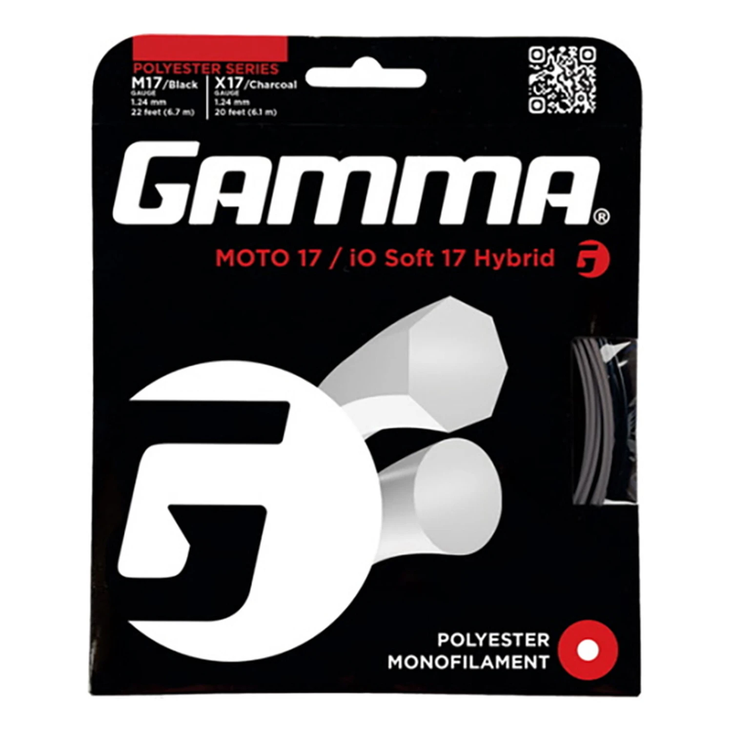 GAMMA Moto IO Soft Hybrid Set Di Corde - Nero, Grigio Scuro 3 GAMMA Moto IO Soft Hybrid Set Di Corde - Nero, Grigio Scuro
