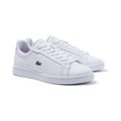 Lacoste Carnaby Pro Scarpa Per Il Tempo Libero Donna - Bianco, Lilla -Tennis Attrezzature Negozio 00112000 000