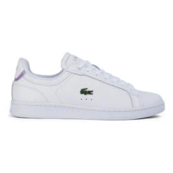 Lacoste Carnaby Pro Scarpa Per Il Tempo Libero Donna - Bianco, Lilla