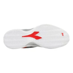 Diadora Blushield Torneo Scarpa Per Terra Rossa Donna - Bianco, Arancione -Tennis Attrezzature Negozio 00243000 0 5