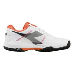 Diadora Trofeo Scarpa Per Terra Rossa Donna - Bianco, Arancione -Tennis Attrezzature Negozio 00247000 0 8