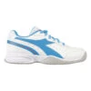 Diadora S.Challenge 4 SL Scarpa Per Tappeto Bambini - Bianco, Turchese