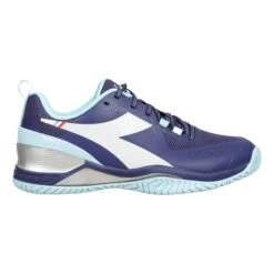 Diadora Blueshield Torneo 2 Donna - Blu Scuro, Bianco
