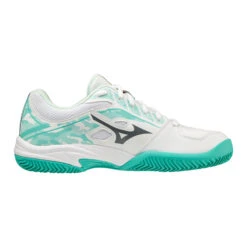 Mizuno Break Shot 3 Scarpa Per Terra Rossa Donna - Bianco, Grigio -Tennis Attrezzature Negozio 00700000 0 8