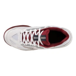 Mizuno Break Shot 4 Scarpa Per Terra Rossa Donna - Bianco, Grigio Chiaro -Tennis Attrezzature Negozio 00769000 0 4