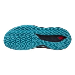 Mizuno Wave Enforce Tour CLAY Scarpa Per Terra Rossa Uomini - Blu Scuro, Turchese -Tennis Attrezzature Negozio 00770000 0 5