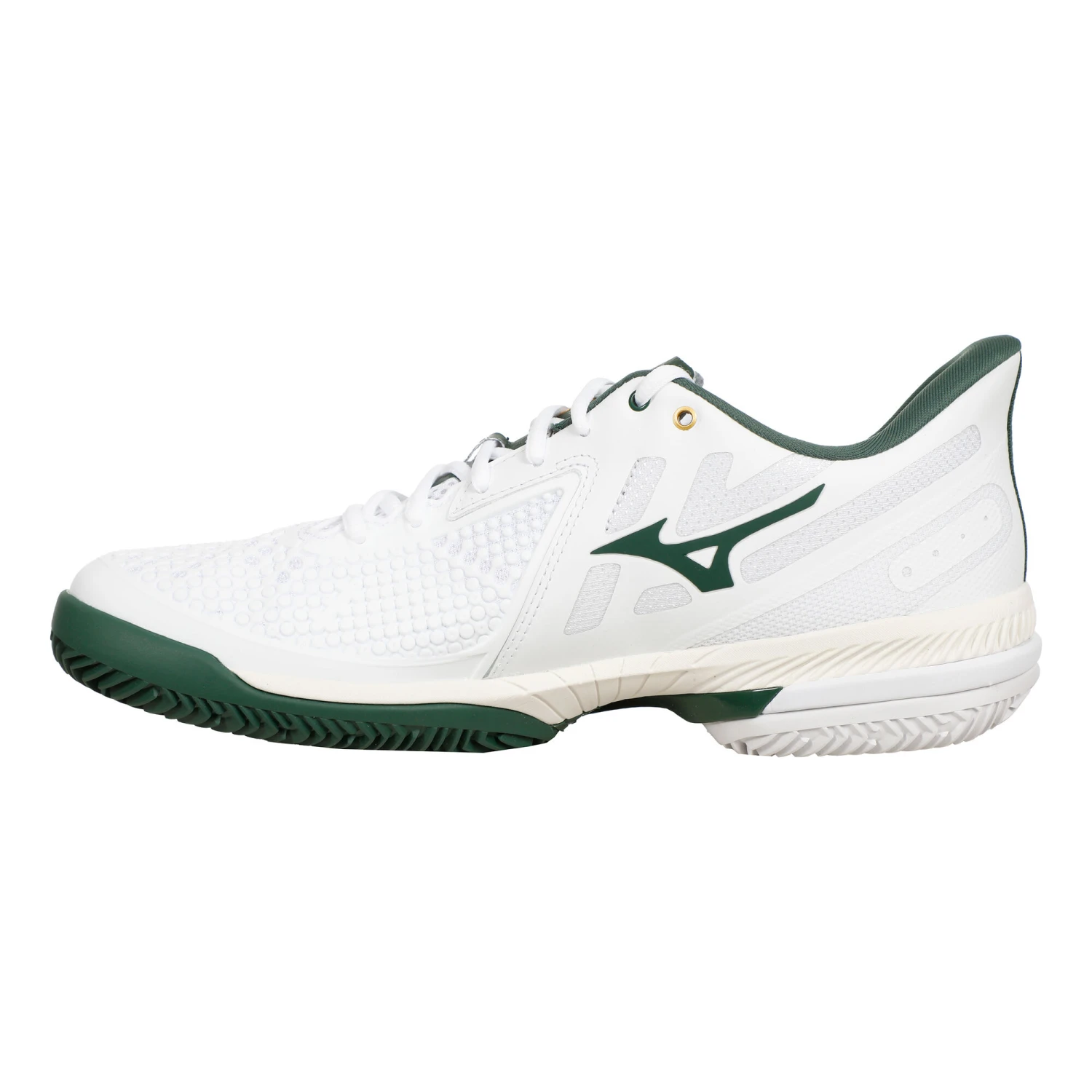 Mizuno Wave Exceed Tour 5 Scarpa Per Terra Rossa Uomini - Bianco, Verde Scuro 4 Mizuno Wave Exceed Tour 5 Scarpa Per Terra Rossa Uomini - Bianco, Verde Scuro - immagine 2