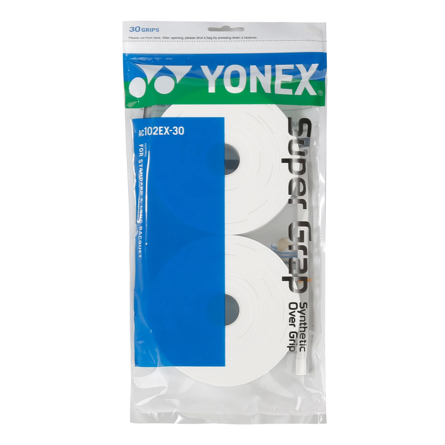 YONEX Super Grap Confezione Da 30 - Bianco 3 YONEX Super Grap Confezione Da 30 - Bianco
