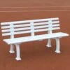Panchina Da Tennis 1,5m Con Schienale - Bianco -Tennis Attrezzature Negozio 0122200000 000 3