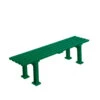 Panchina Da Tennis 1,5m Senza Schienale - Verde