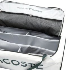 Lacoste Bag L20 Borsa Per Racchetta - Bianco, Verde -Tennis Attrezzature Negozio 0137500000 10