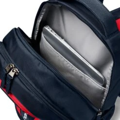 Under Armour Hustle 5.0 Zaino - Blu, Rosso -Tennis Attrezzature Negozio 0139900000 10