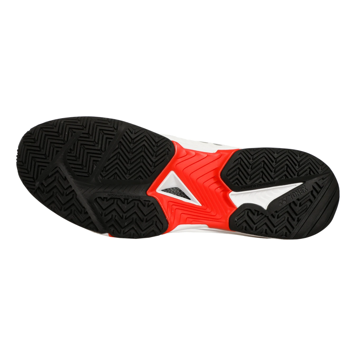 YONEX Power Cushion Sonicage 3 Scarpa Per Tutte Le Superfici Uomini - Bianco, Rosso 6 YONEX Power Cushion Sonicage 3 Scarpa Per Tutte Le Superfici Uomini - Bianco, Rosso - immagine 4