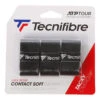 TECNIFIBRE Contact Soft 3er Schwarz - Nero -Tennis Attrezzature Negozio 0141300000 000