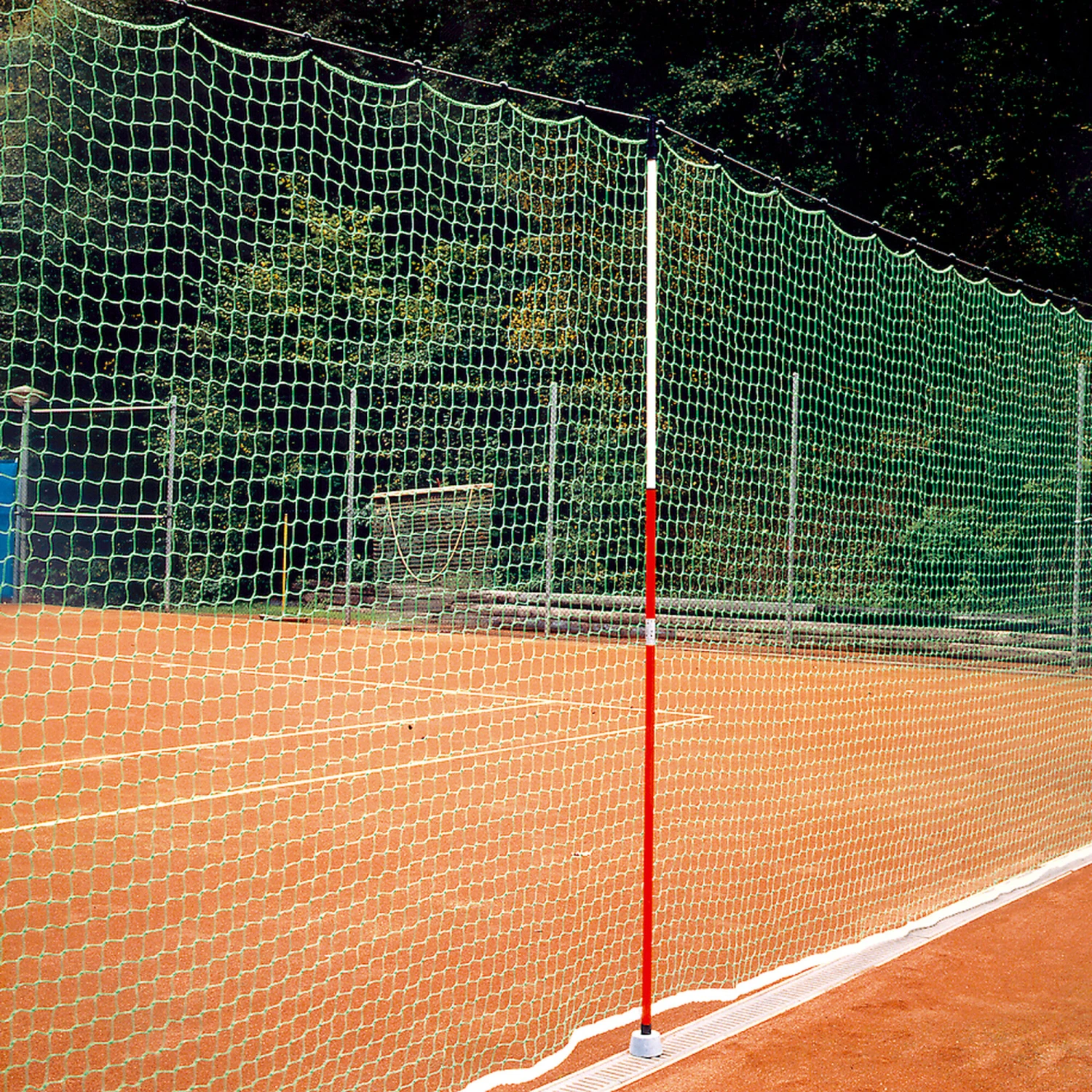 40 X 2,50 M Rete Separatrice Per I Campi Da Tennis - Verde 3 40 X 2,50 M Rete Separatrice Per I Campi Da Tennis - Verde