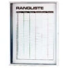 Ranglisten-Magnettafel 6 Ränge Mit Scheibe, Abschließbar Accessori - Bianco -Tennis Attrezzature Negozio 0148800000 000