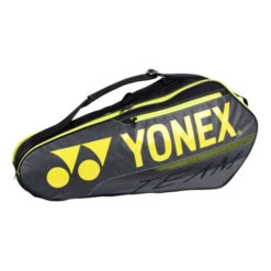 YONEX Team Racket Bag Borsa Per Racchetta Da 6 - Nero