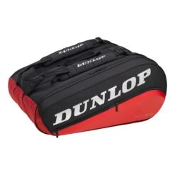 Dunlop CX Performance Thermo Borsa Per Racchetta Da 12 - Nero, Rosso