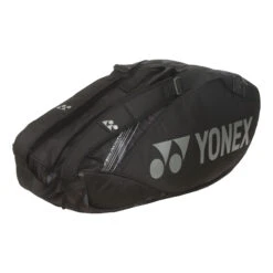 YONEX Pro Racquet Bag Borsa Per Racchetta Da 6 - Nero, Grigio