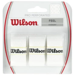 Wilson Pro Overgrip Perforated Confezione Da 3 - Bianco