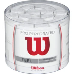 Wilson Pro Overgrip Perforated Confezione Da 60 - Bianco