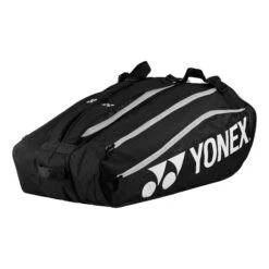 YONEX Club Line Racket Bag Borsa Per Racchetta Da 12 - Nero