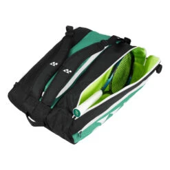 YONEX Club Line Racket Bag Borsa Per Racchetta Da 12 - Verde, Nero -Tennis Attrezzature Negozio 0154600000 10