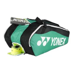 YONEX Club Line Racket Bag Borsa Per Racchetta Da 12 - Verde, Nero -Tennis Attrezzature Negozio 0154600000 11