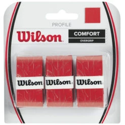 Wilson Profile Overgrip Confezione Da 3 - Rosso