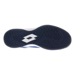 Lotto Mirage 500 II ALR Scarpa Per Tutte Le Superfici Uomini - Blu, Bianco -Tennis Attrezzature Negozio 01673000 0 5