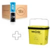 Dunlop ATP 18 Tubi Da 4 Nel Cartone, In Aggiunta Secchiello Per Palline, Quadrato -Tennis Attrezzature Negozio 0169500000 000