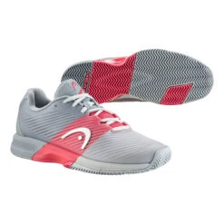 Head Revolt Pro 4.0 Scarpa Per Terra Rossa Donna - Grigio, Arancione -Tennis Attrezzature Negozio 01852000 10 1