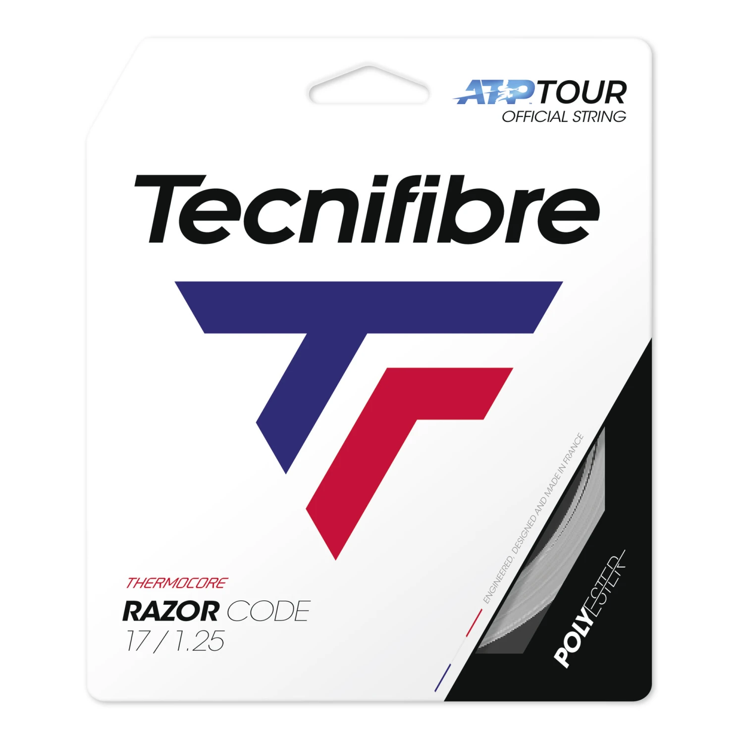 TECNIFIBRE Razor Code 12m Set Di Corde - Grigio 3 TECNIFIBRE Razor Code 12m Set Di Corde - Grigio
