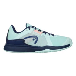 Head Sprint Team 3.5 Scarpa Per Terra Rossa Donna - Mint, Blu Scuro