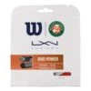 Wilson Duo Power Roland Garros Set Di Corde 12,2m - Rosso -Tennis Attrezzature Negozio 02026000 000