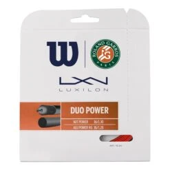 Wilson Duo Power Roland Garros Set Di Corde 12,2m - Rosso