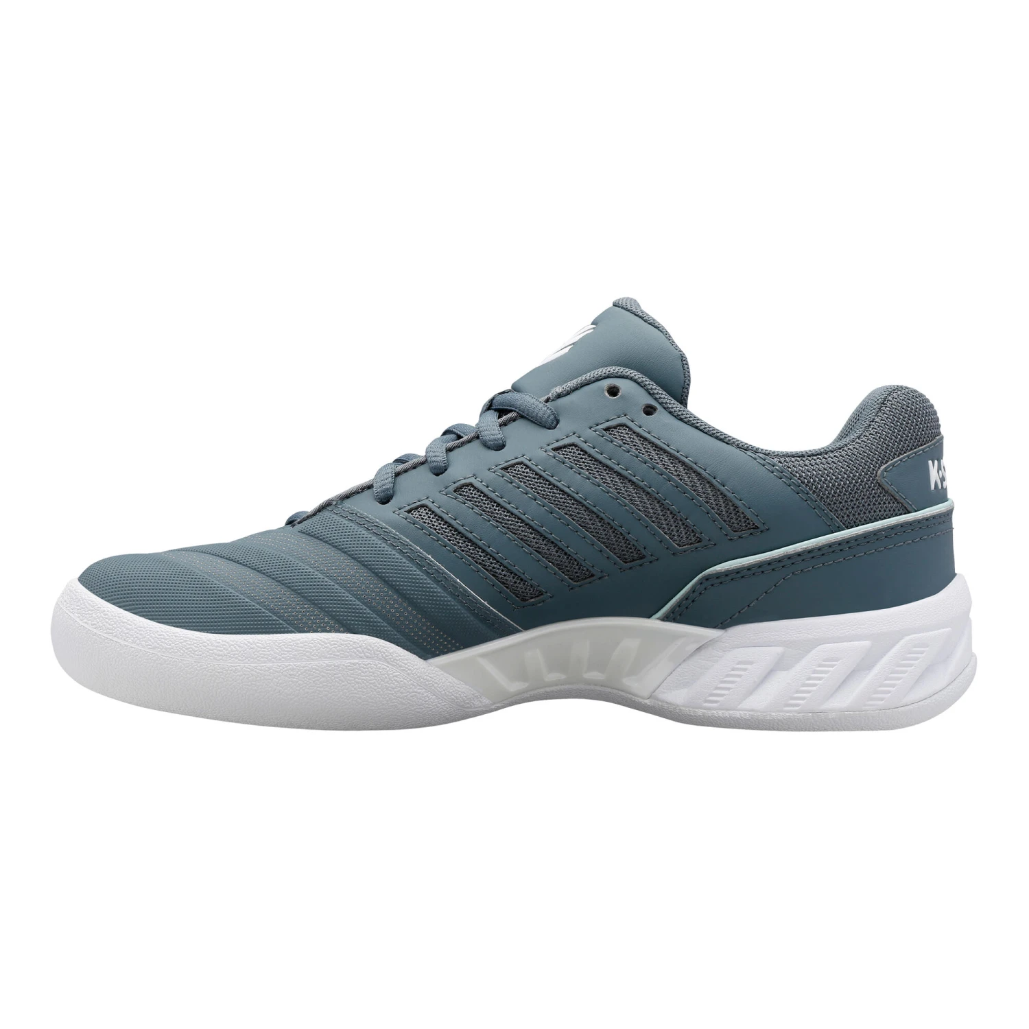 K-Swiss Big-Shot Light 4 Scarpa Per Tappeto Donna - Grigio, Bianco 4 K-Swiss Big-Shot Light 4 Scarpa Per Tappeto Donna - Grigio, Bianco - immagine 2