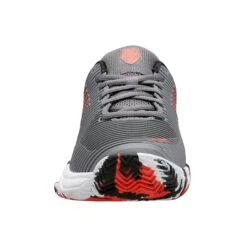 K-Swiss Hypercourt Express 2 Scarpa Per Terra Rossa Bambini - Grigio, Arancione -Tennis Attrezzature Negozio 02118000 0 7