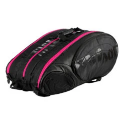 Wilson Tour 15 Borsa Per Racchetta Edizione Speciale - Nero, Rosa