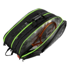 Wilson Tour 15 Borsa Per Racchetta Edizione Speciale - Nero, Verde -Tennis Attrezzature Negozio 0214400000 10