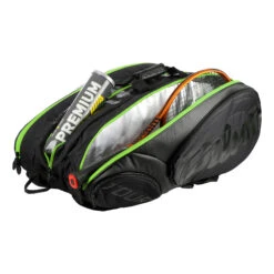 Wilson Tour 15 Borsa Per Racchetta Edizione Speciale - Nero, Verde -Tennis Attrezzature Negozio 0214400000 11