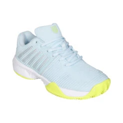 K-Swiss Express Light 2 Donna - Blu Chiaro, Verde Neon -Tennis Attrezzature Negozio 02159000 000