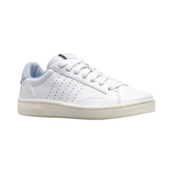 K-Swiss Lozan Klub LTH Scarpa Per Il Tempo Libero Donna - Bianco, Lilla -Tennis Attrezzature Negozio 02170000 000