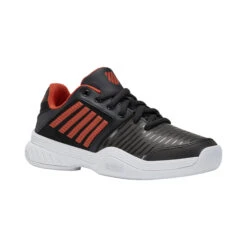 K-Swiss Court Express Scarpa Per Tappeto Bambini - Nero, Arancione -Tennis Attrezzature Negozio 02177000 000