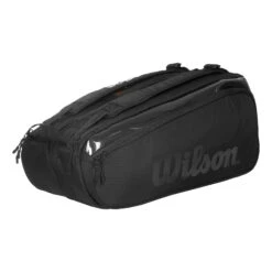Wilson Super Tour Borsa Per Racchetta Da 9 - Nero