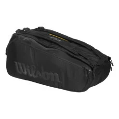 Wilson Super Tour Borsa Per Racchetta Da 9 - Nero -Tennis Attrezzature Negozio 0219900000 0 1