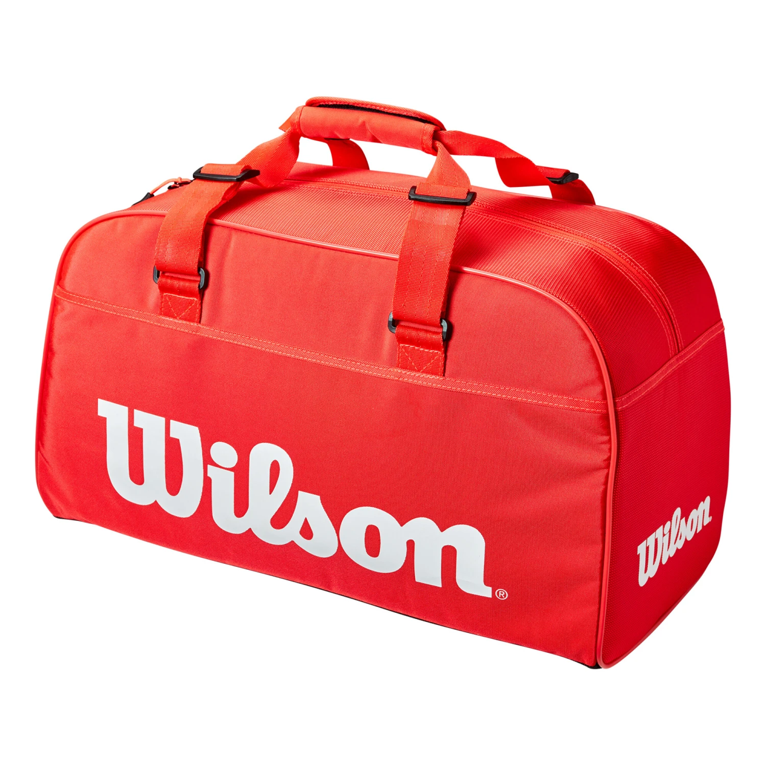 Wilson Super Tour Small Duffle Borsa Sportiva - Rosso, Bianco 4 Wilson Super Tour Small Duffle Borsa Sportiva - Rosso, Bianco - immagine 2