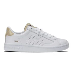 K-Swiss Lozan Klub Donna - Bianco, Oro