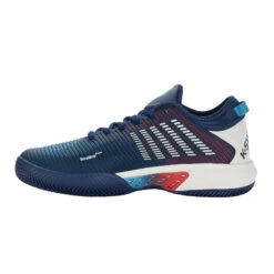 K-Swiss Hypercourt Supreme Scarpa Per Terra Rossa Uomini - Blu Scuro, Color Petrolio -Tennis Attrezzature Negozio 02241000 0 3