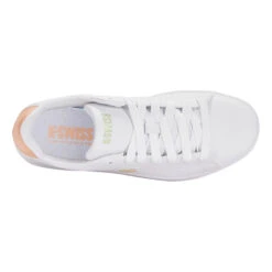 K-Swiss Court Shield Scarpa Per Il Tempo Libero Donna - Bianco, Albicocca -Tennis Attrezzature Negozio 02258000 0 4